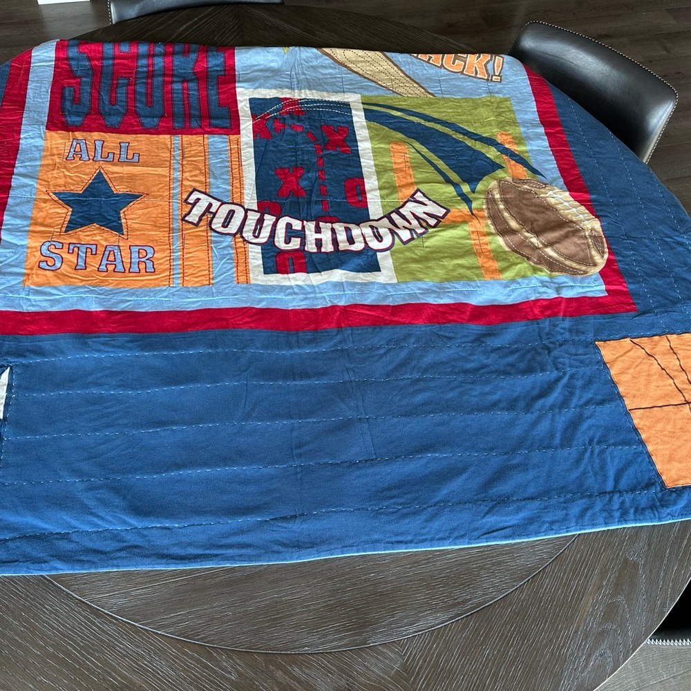 Circo Sports Theme Comforter - Blue, Red, Green, Orange